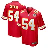 Zennovawear Men's Kansas City Chiefs Leo Chenal Red Game Player Jersey