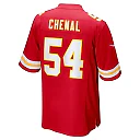 Zennovawear Men's Kansas City Chiefs Leo Chenal Red Game Player Jersey