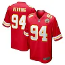 Zennovawear Men's Kansas City Chiefs Malik Herring Red Team Game Player Jersey