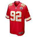 Zennovawear Men's Kansas City Chiefs Neil Farrell Jr. Red Team Game Jersey
