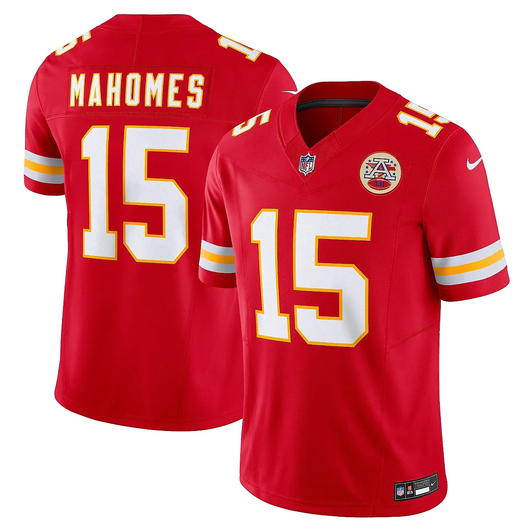 Zennovawear Men's Kansas City Chiefs Patrick Mahomes Red Vapor F.U.S.E. Limited Jersey