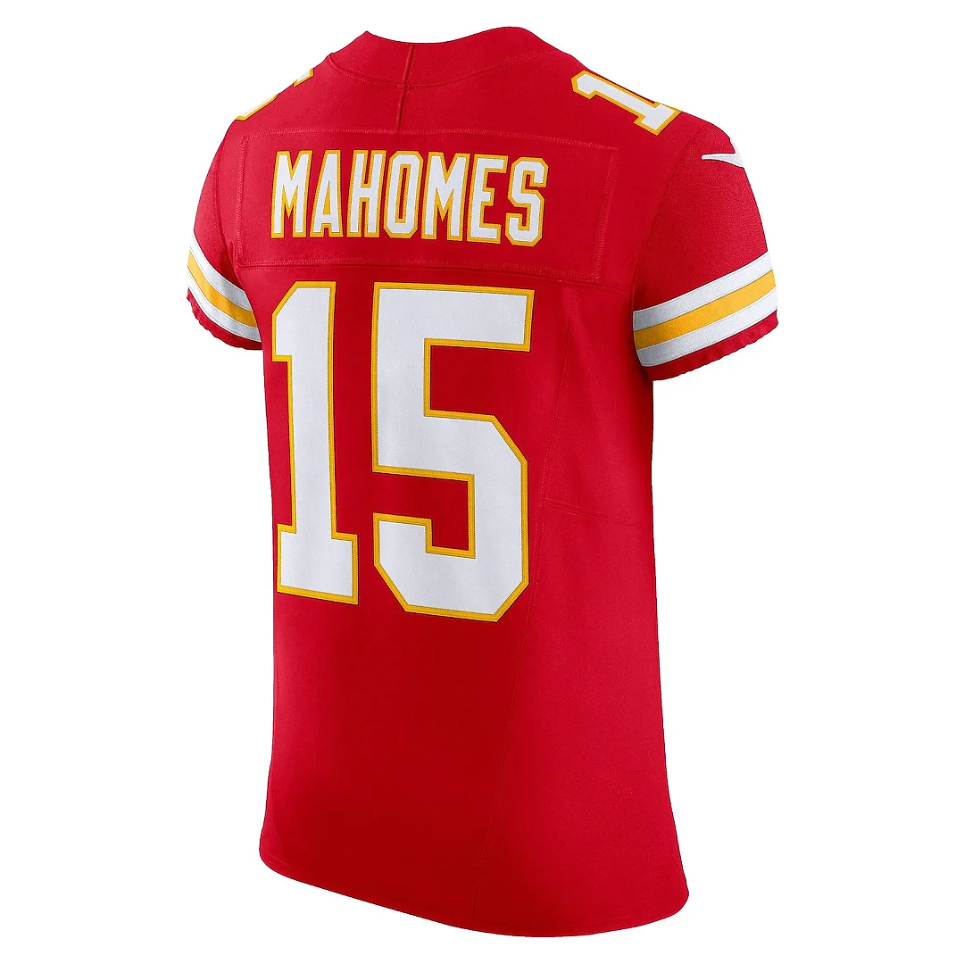 Zennovawear Men's Kansas City Chiefs Patrick Mahomes Red Vapor F.U.S.E. Elite Jersey