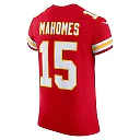 Zennovawear Men's Kansas City Chiefs Patrick Mahomes Red Vapor F.U.S.E. Elite Jersey