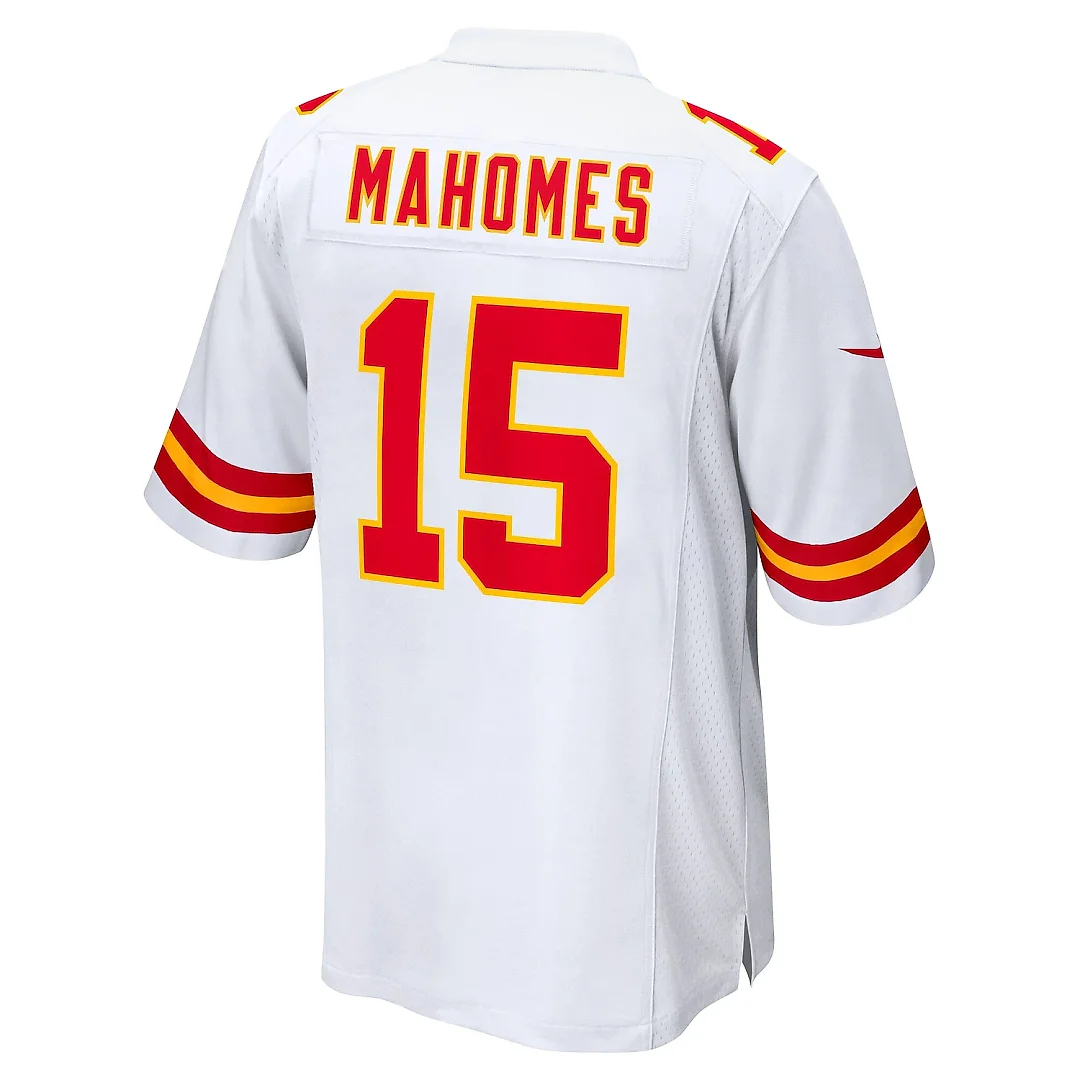 Zennovawear Men's Kansas City Chiefs Patrick Mahomes White Game Jersey