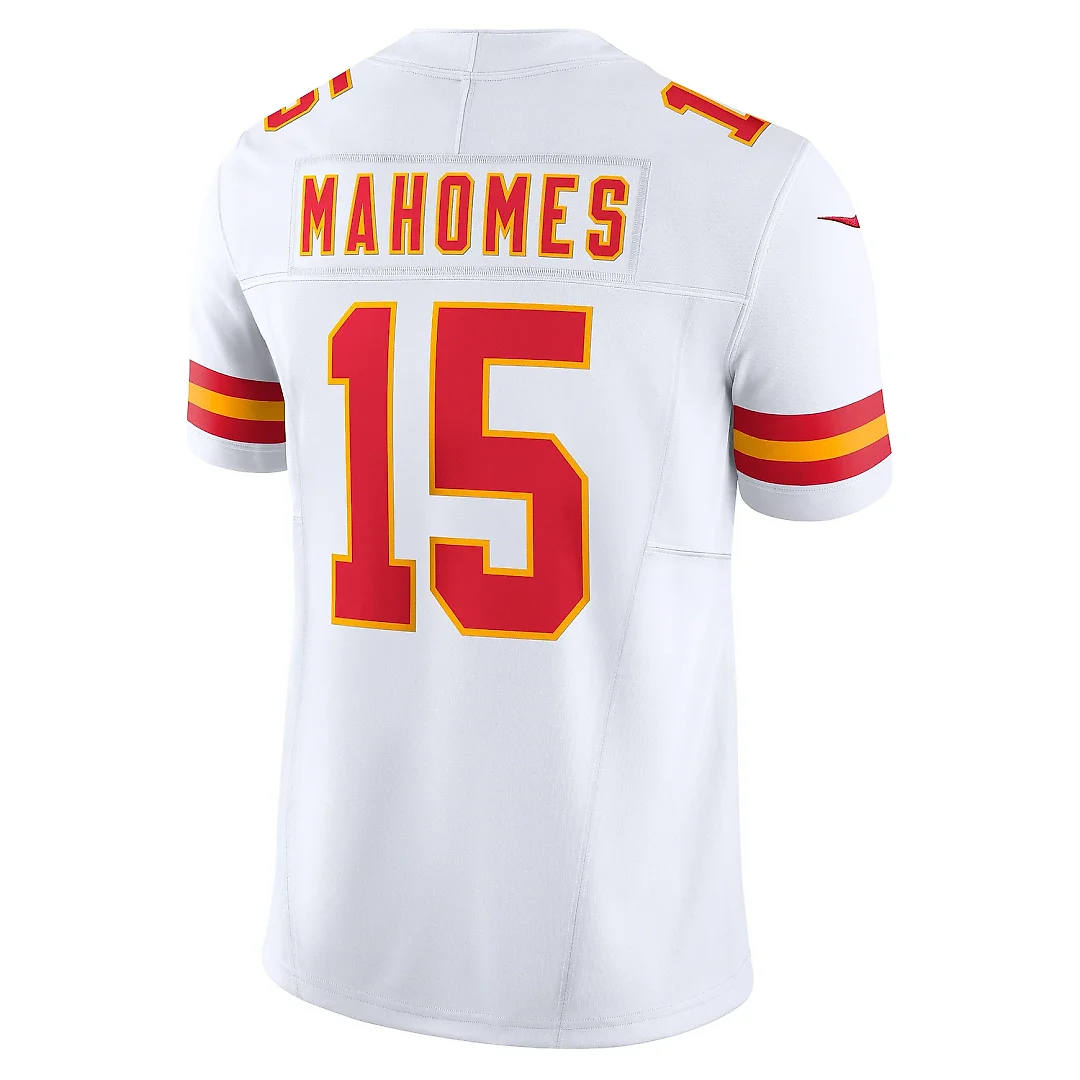 Zennovawear Men's Kansas City Chiefs Patrick Mahomes White Vapor F.U.S.E. Limited Jersey