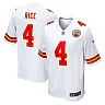 Zennovawear Men's Kansas City Chiefs Rashee Rice White Game Jersey