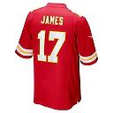 Zennovawear Men's Kansas City Chiefs Richie James Red Game Jersey