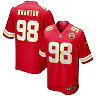 Zennovawear Men's Kansas City Chiefs Tershawn Wharton Red Game Jersey