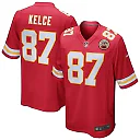 Zennovawear Men's Kansas City Chiefs Travis Kelce Red Game Jersey
