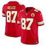 Zennovawear Men's Kansas City Chiefs Travis Kelce Red Vapor F.U.S.E. Limited Jersey