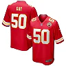 Zennovawear Men's Kansas City Chiefs Willie Gay Red Game Jersey