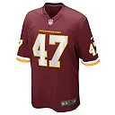 Zennovawear Men's Khaleke Hudson Washington Football Team Burgundy Game Player Jersey