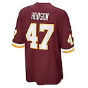 Zennovawear Men's Khaleke Hudson Washington Football Team Burgundy Game Player Jersey