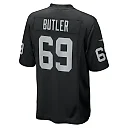 Zennovawear Men's Las Vegas Raiders Adam Butler Black Team Game Jersey