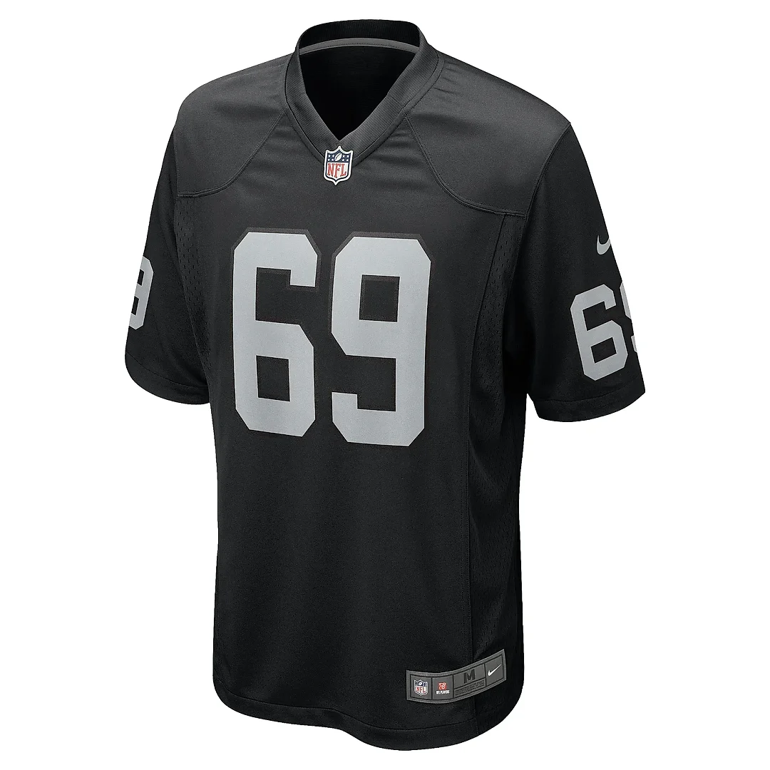 Zennovawear Men's Las Vegas Raiders Adam Butler Black Team Game Jersey