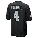 Zennovawear Men's Las Vegas Raiders Aidan O'Connell Black Game Jersey