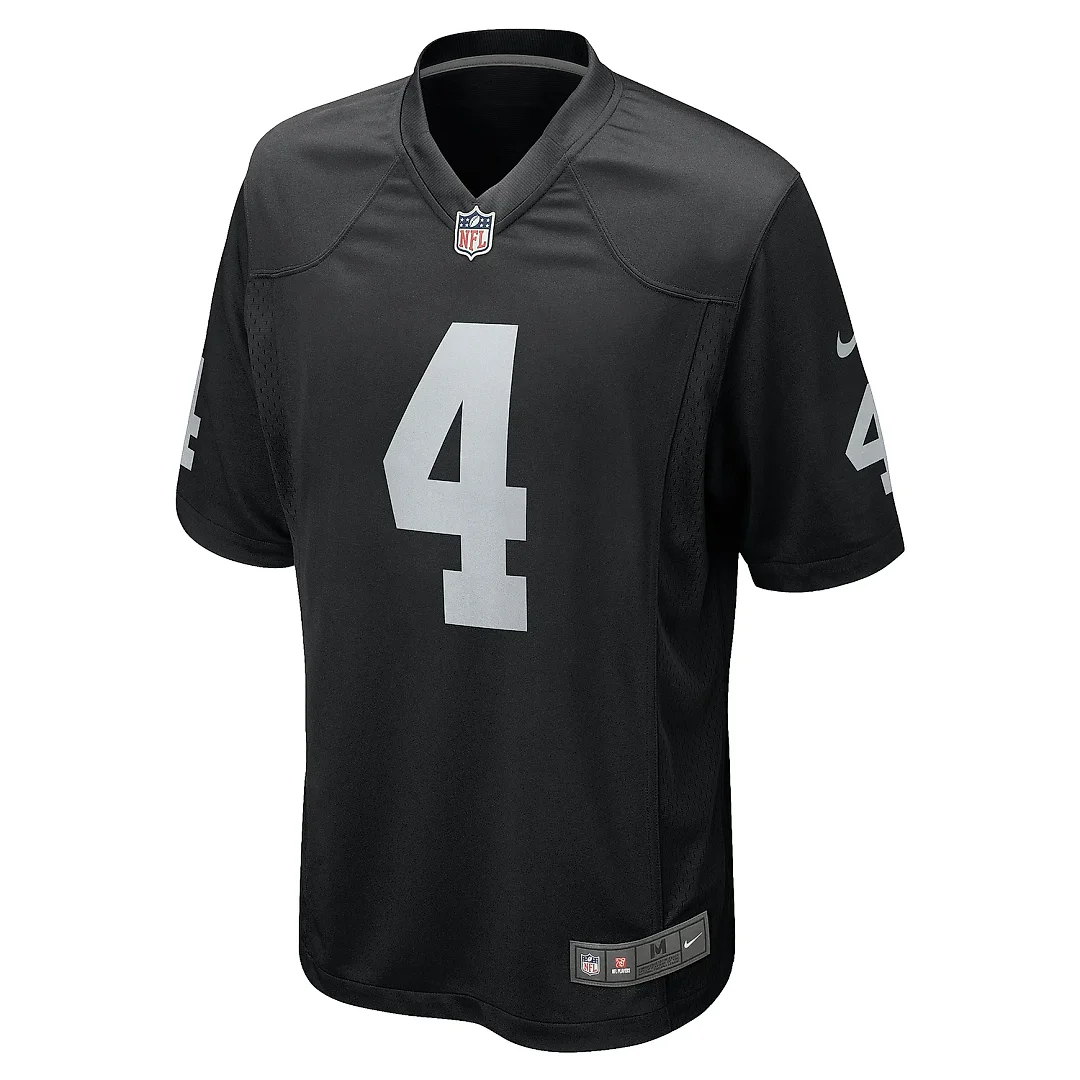Zennovawear Men's Las Vegas Raiders Aidan O'Connell Black Game Jersey