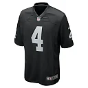 Zennovawear Men's Las Vegas Raiders Aidan O'Connell Black Game Jersey