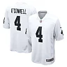 Zennovawear Men's Las Vegas Raiders Aidan O'Connell White Game Jersey