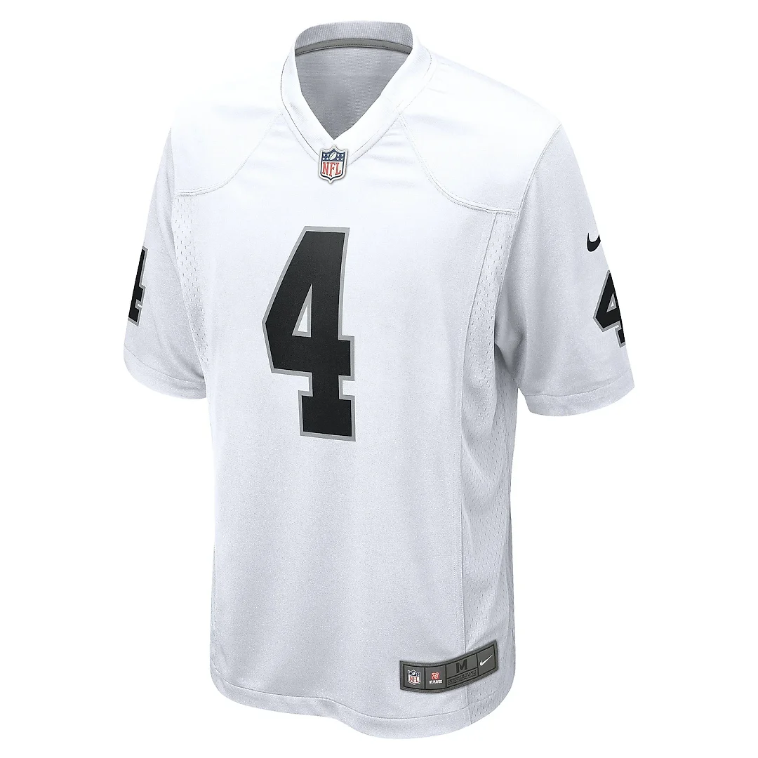 Zennovawear Men's Las Vegas Raiders Aidan O'Connell White Game Jersey