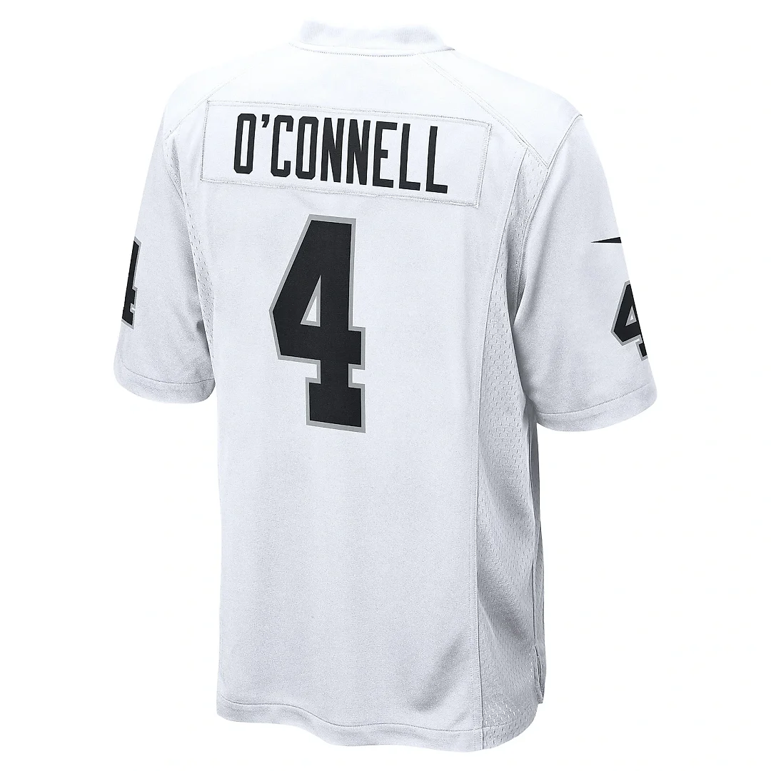 Zennovawear Men's Las Vegas Raiders Aidan O'Connell White Game Jersey