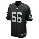 Zennovawear Men's Las Vegas Raiders Amari Burney Black Team Game Jersey