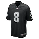 Zennovawear Men's Las Vegas Raiders Ameer Abdullah Black Team Game Jersey