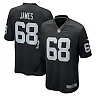 Zennovawear Men's Las Vegas Raiders Andre James Black Game Jersey