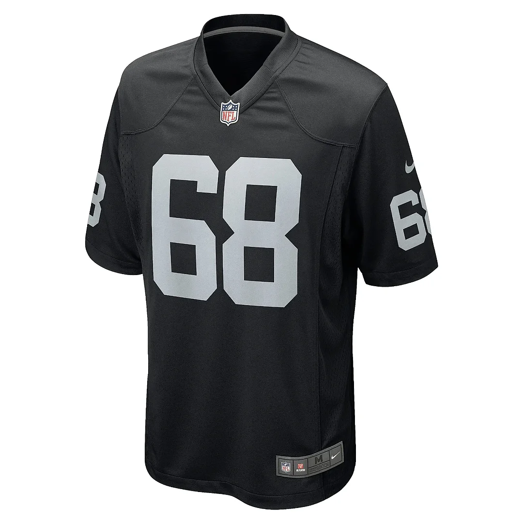 Zennovawear Men's Las Vegas Raiders Andre James Black Game Jersey