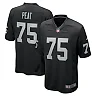 Zennovawear Men's Las Vegas Raiders Andrus Peat Black Team Game Jersey