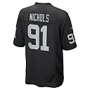 Zennovawear Men's Las Vegas Raiders Bilal Nichols Black Game Player Jersey