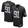 Zennovawear Men's Las Vegas Raiders Bilal Nichols Black Game Player Jersey