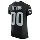 Zennovawear Men's Las Vegas Raiders Black Vapor F.U.S.E. Elite Custom Jersey