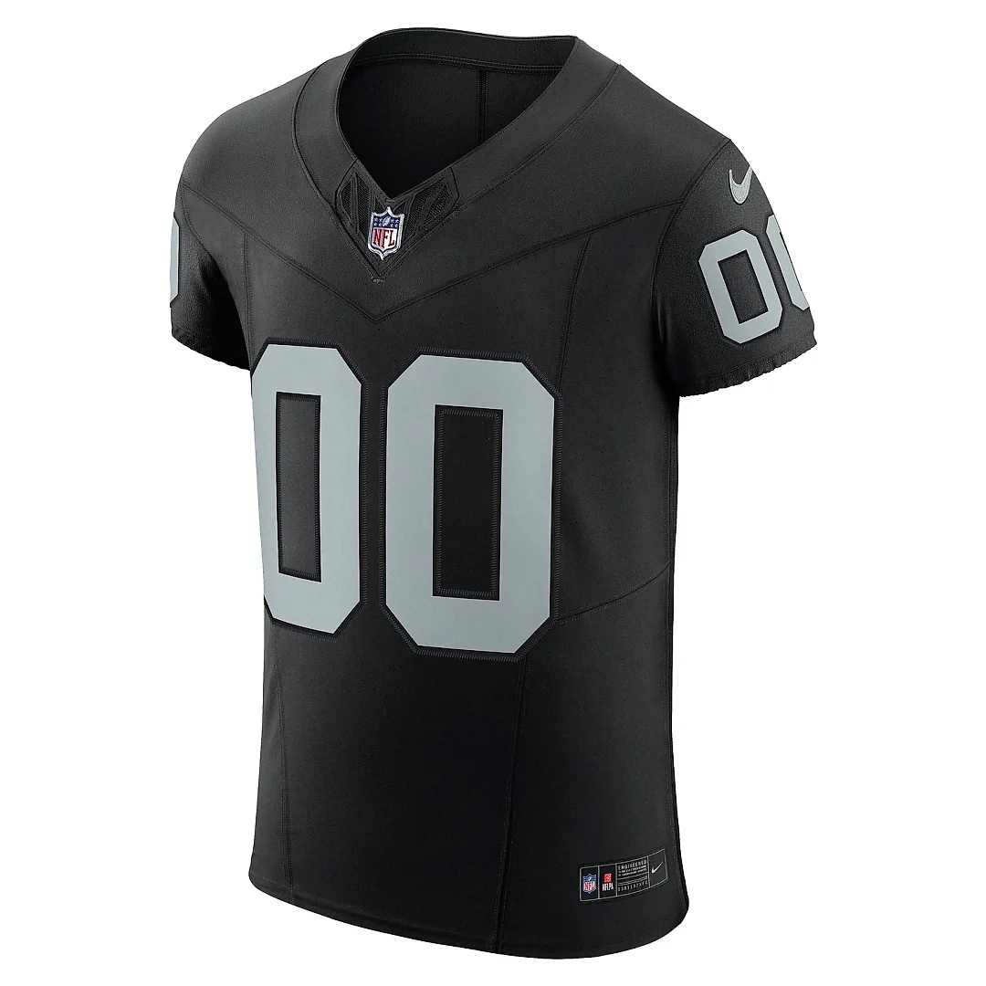 Zennovawear Men's Las Vegas Raiders Black Vapor F.U.S.E. Elite Custom Jersey