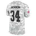 Zennovawear Men's Las Vegas Raiders Bo Jackson Arctic Camo 2024 Salute to Service Retired Player Limited Jersey