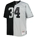 Zennovawear Men's Las Vegas Raiders Bo Jackson Mitchell & Ness Black/Silver Big & Tall Split Legacy Retired Player Jersey