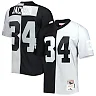 Zennovawear Men's Las Vegas Raiders Bo Jackson Mitchell & Ness Black/Silver 1988 Split Legacy Jersey
