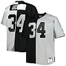 Zennovawear Men's Las Vegas Raiders Bo Jackson Mitchell & Ness Black/Silver Big & Tall Split Legacy Retired Player Jersey