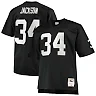 Zennovawear Men's Las Vegas Raiders Bo Jackson Mitchell & Ness Black Big & Tall 1988 Retired Player Jersey