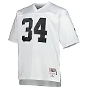 Zennovawear Men's Las Vegas Raiders Bo Jackson Mitchell & Ness White Big & Tall 1988 Retired Player Jersey