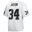 Zennovawear Men's Las Vegas Raiders Bo Jackson Mitchell & Ness White Big & Tall 1988 Retired Player Jersey