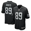 Zennovawear Men's Las Vegas Raiders Brock Bowers Black Player Game Jersey