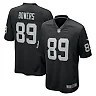 Zennovawear Men's Las Vegas Raiders Brock Bowers Black Player Game Jersey