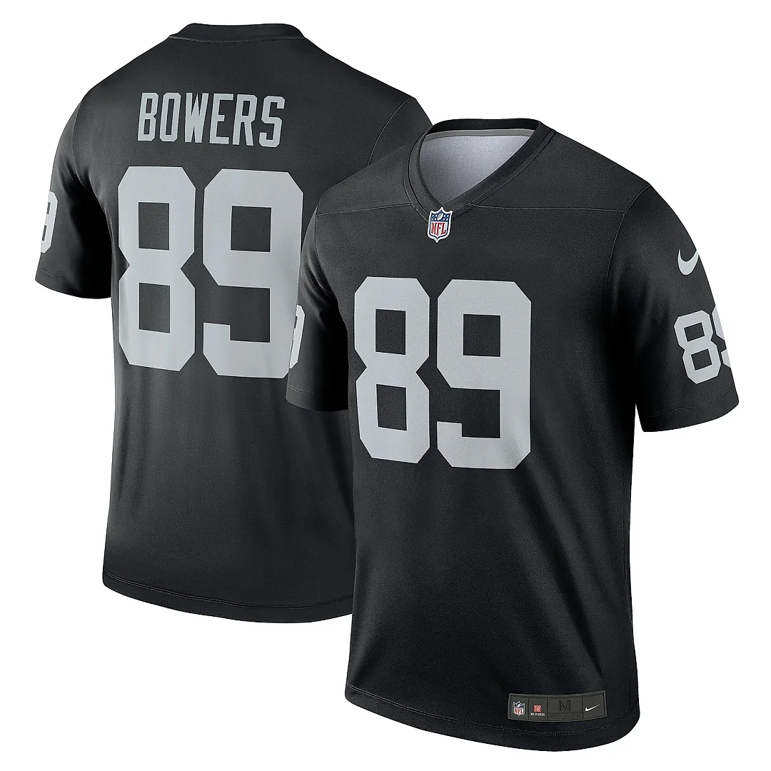 Zennovawear Men's Las Vegas Raiders Brock Bowers Black Team Legend Jersey