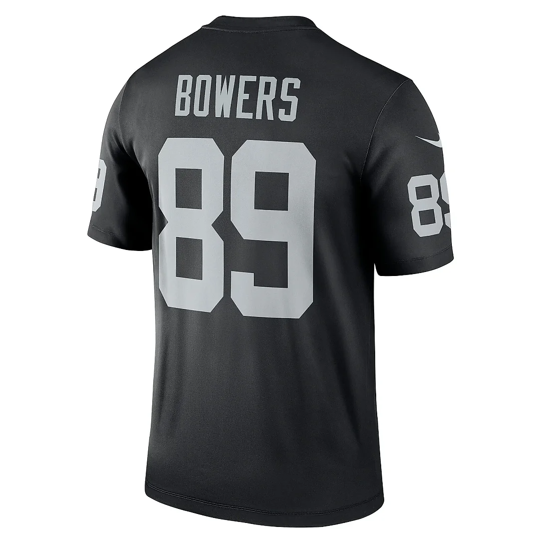 Zennovawear Men's Las Vegas Raiders Brock Bowers Black Team Legend Jersey