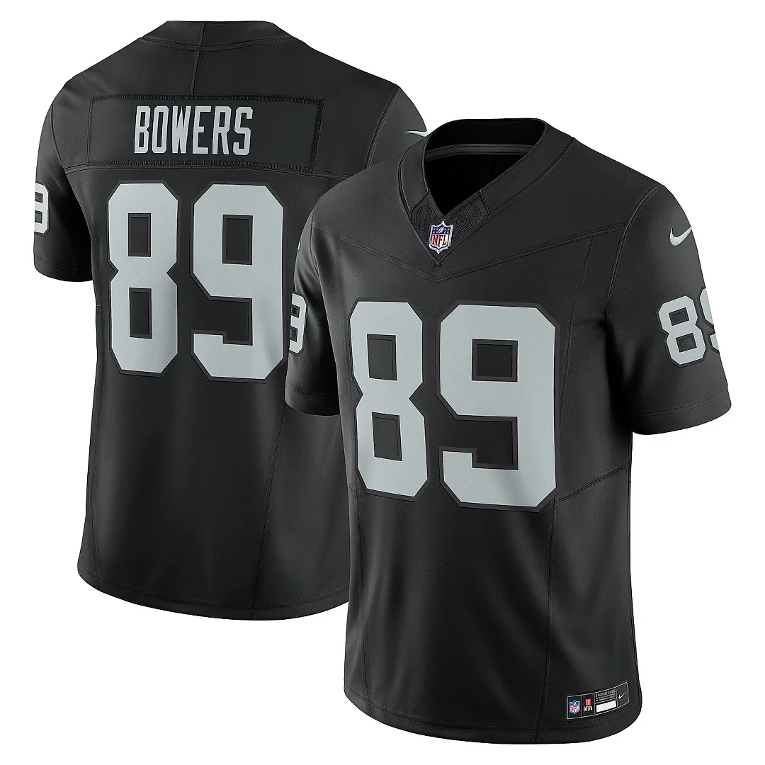 Zennovawear Men's Las Vegas Raiders Brock Bowers Black Team Vapor F.U.S.E. Limited Jersey