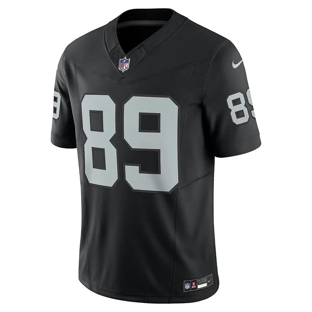 Zennovawear Men's Las Vegas Raiders Brock Bowers Black Team Vapor F.U.S.E. Limited Jersey