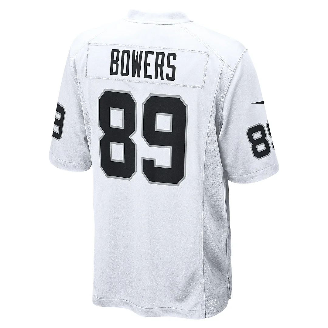 Zennovawear Men's Las Vegas Raiders Brock Bowers White Game Jersey