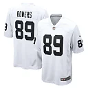Zennovawear Men's Las Vegas Raiders Brock Bowers White Game Jersey