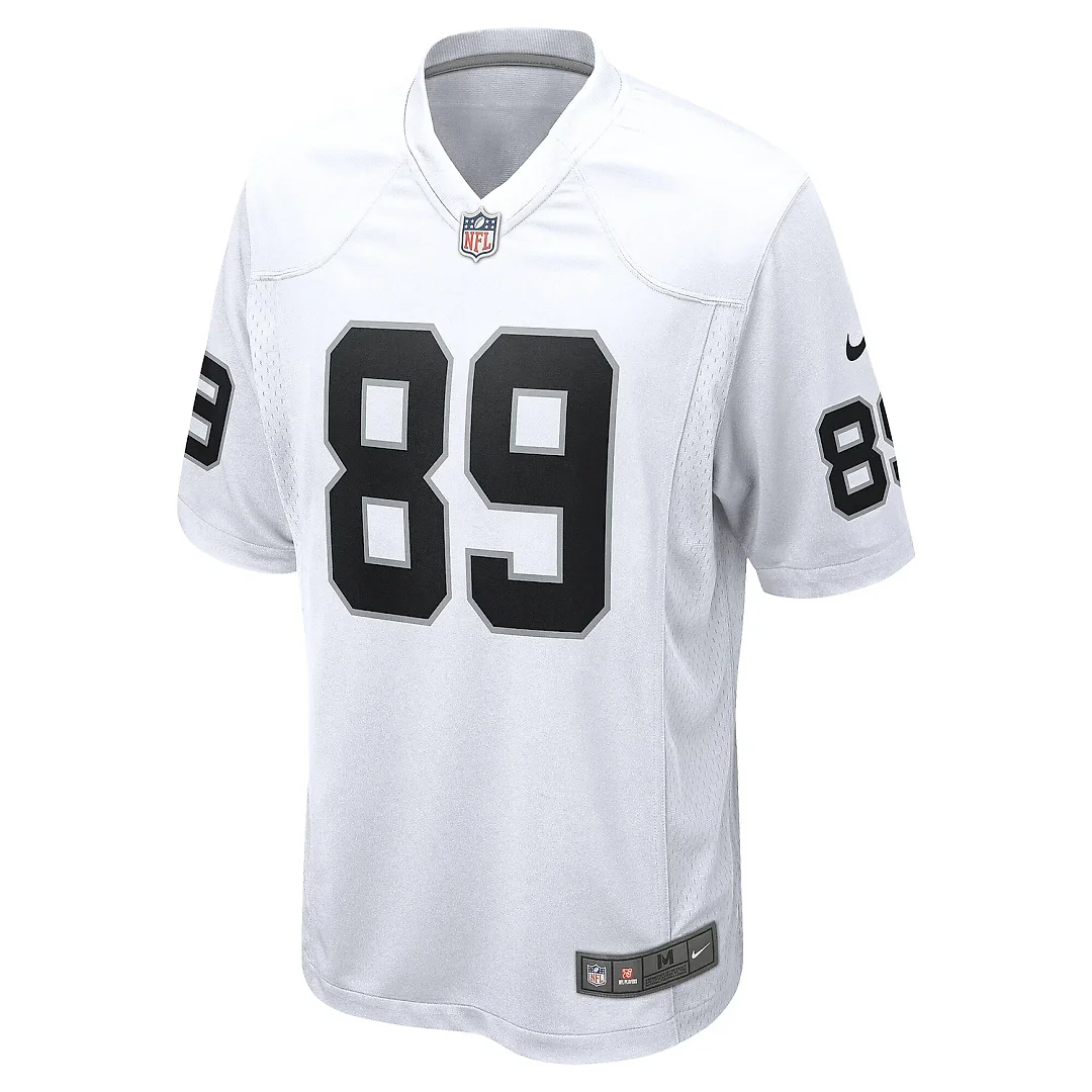 Zennovawear Men's Las Vegas Raiders Brock Bowers White Game Jersey